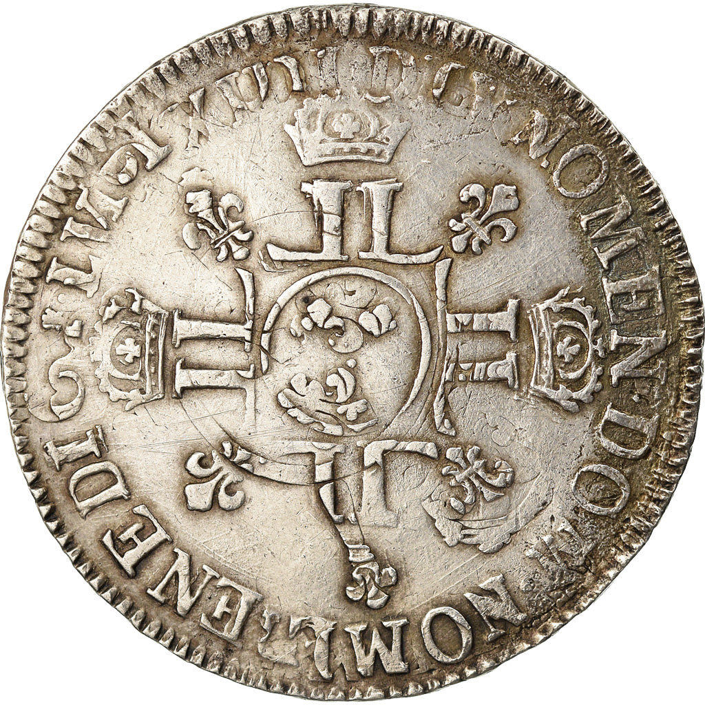 Münze, Frankreich, Louis XIV, Ecu aux 8 L, Uncertain date, Uncertain Mint, S+