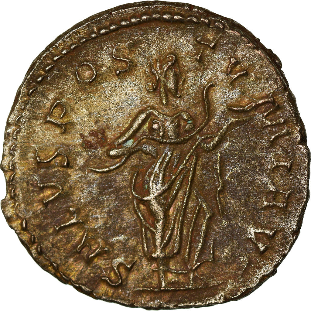 Coin, Postumus, Antoninianus, 266, Trier, AU(50-53), Billon, RIC:328