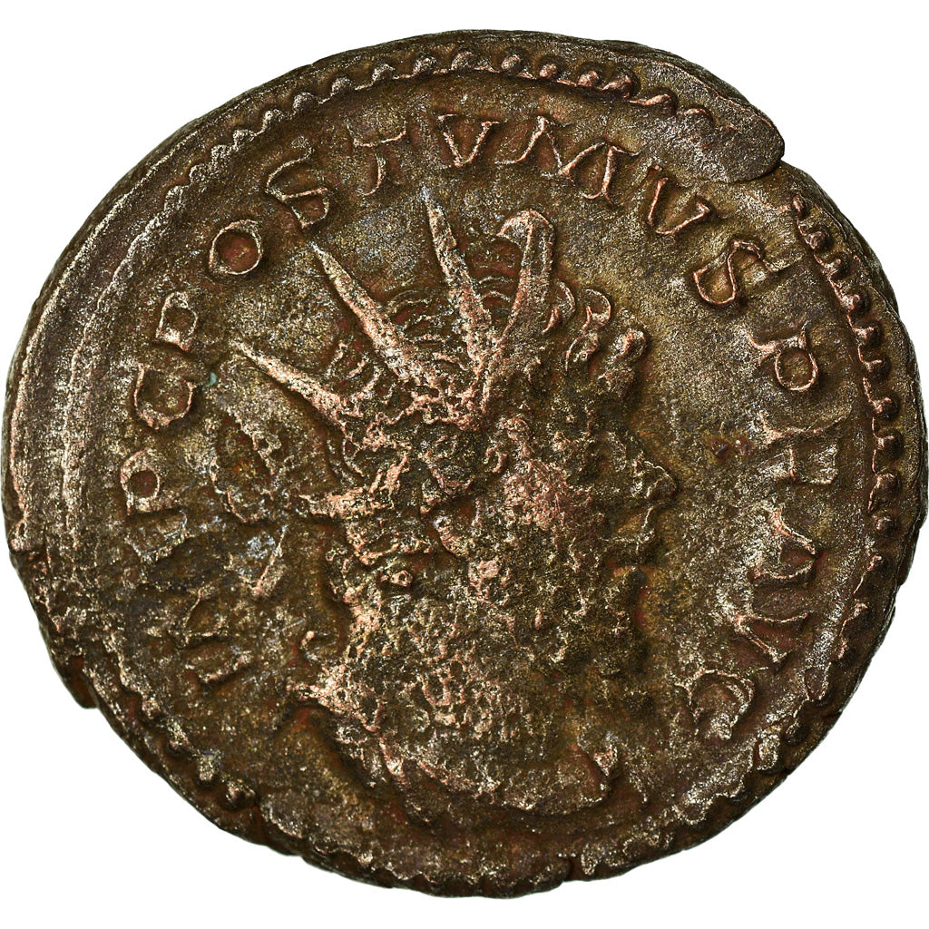 Moneta, Postumus, Antoninianus, 268, Trier, MB+, Biglione, RIC:316