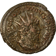 Moneda, Postumus, Antoninianus, 268, Trier, BC+, Vellón, RIC:316