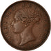 Coin, Great Britain, Victoria, 1/2 Penny, 1853, EF(40-45), Copper, KM:726