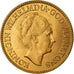 Coin, Netherlands, Wilhelmina I, 10 Gulden, 1932, MS(63), Gold, KM:162
