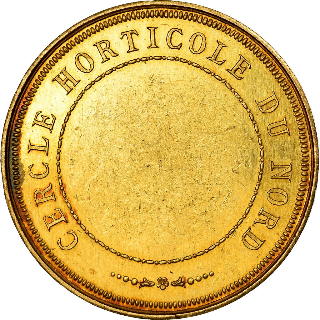 France, Medal, French Third Republic, Ville de Lille, Cercle Horticole du Nord