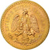 Munten, Mexico, 50 Pesos, 1947, Mexico City, PR+, Goud, KM:481