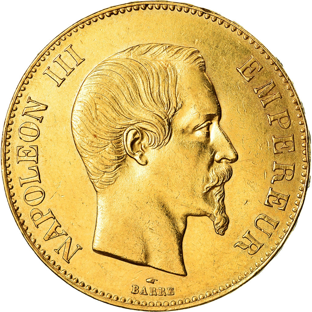 Monnaie, France, Napoleon III, Napoléon III, 100 Francs, 1858, Paris, SUP, Or