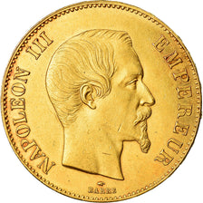 Coin, France, Napoleon III, Napoléon III, 100 Francs, 1859, Paris, AU(55-58)