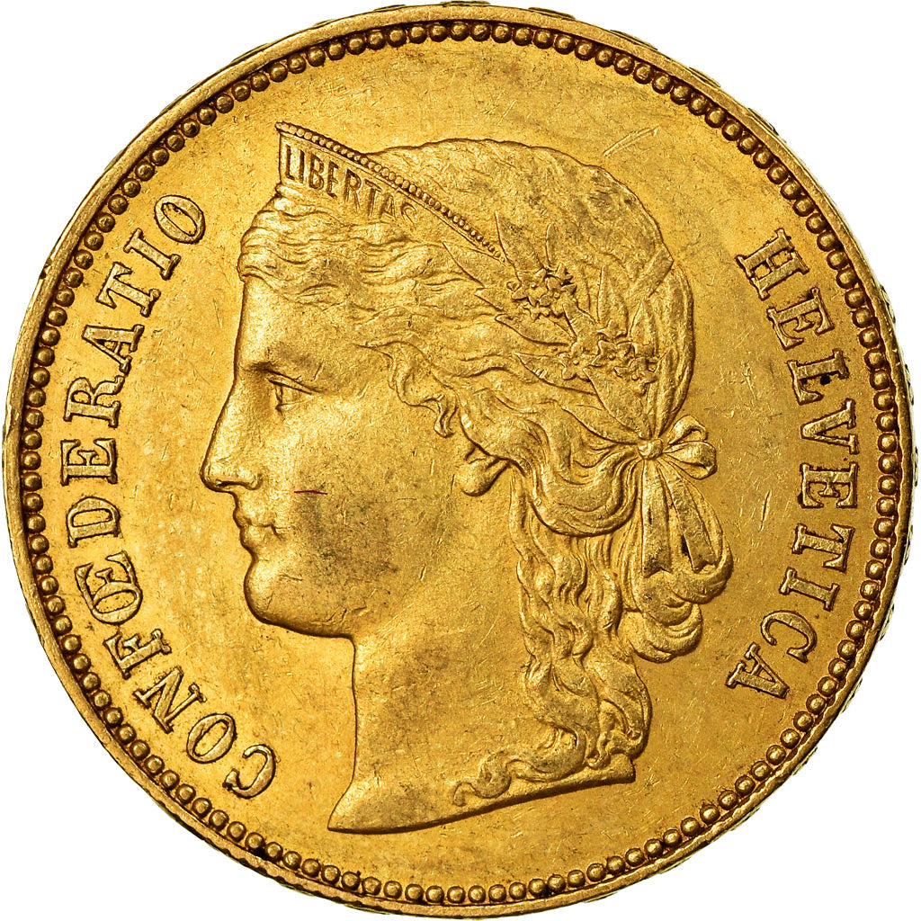 Moneda, Suiza, 20 Francs, 1896, Bern, EBC, Oro, KM:31.3