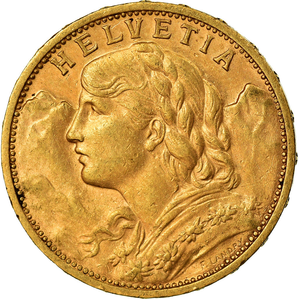 Moneda, Suiza, 20 Francs, 1901, Bern, EBC, Oro, KM:35.1