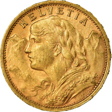 Moneda, Suiza, 20 Francs, 1901, Bern, EBC, Oro, KM:35.1