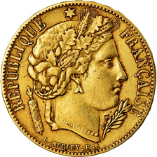 Coin, France, Cérès, 20 Francs, 1849, Paris, AU(50-53), Gold, KM:762
