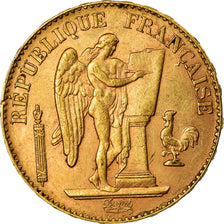 Munten, Frankrijk, Génie, 20 Francs, 1897, Paris, PR, Goud, KM:825