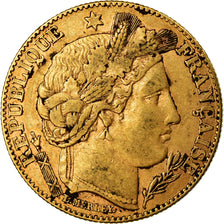 Monnaie, France, Cérès, 10 Francs, 1896, Paris, TTB, Or, Gadoury:1016, KM:830
