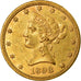 Coin, United States, Coronet Head, $10, Eagle, 1898, U.S. Mint, Philadelphia