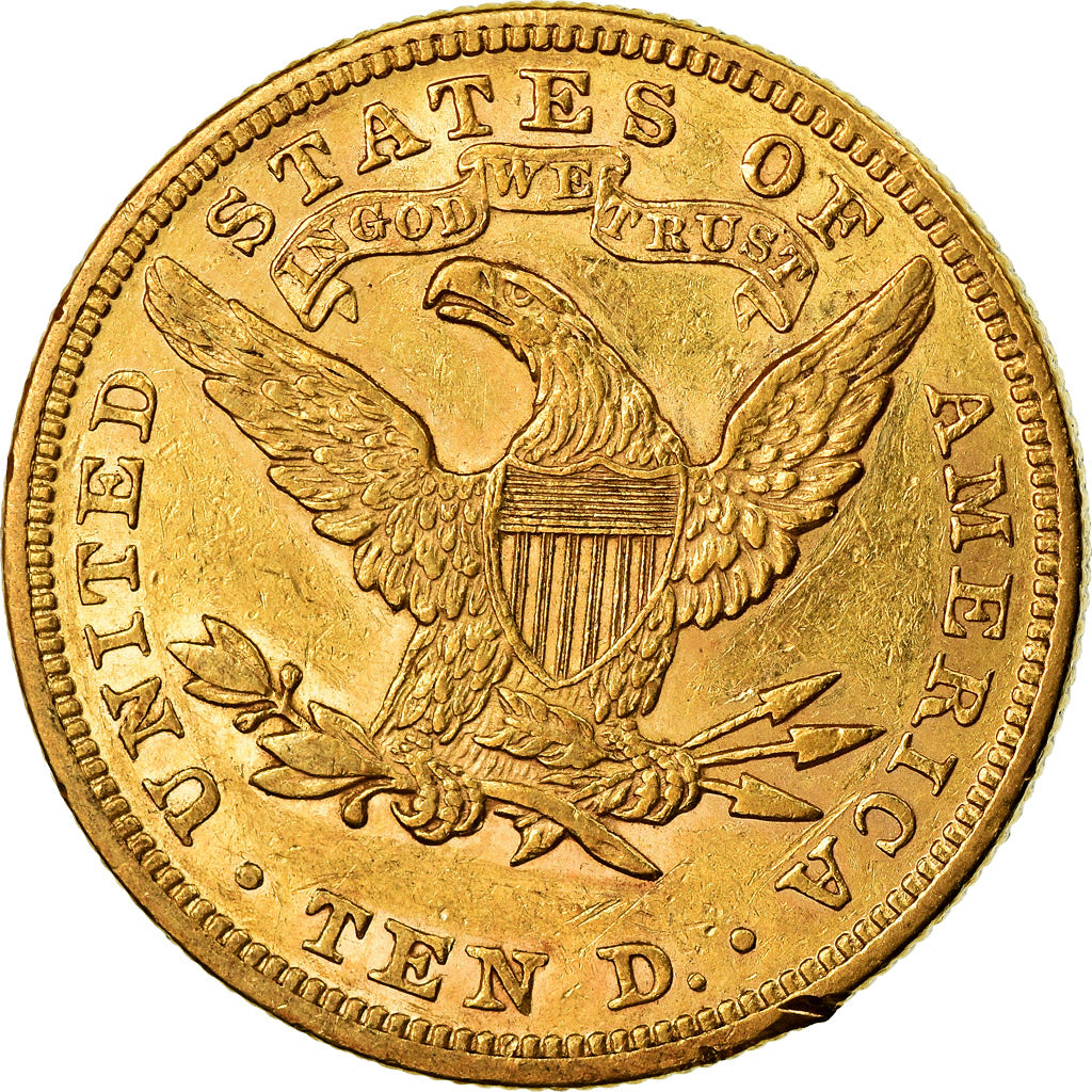 Coin, United States, Coronet Head, $10, Eagle, 1898, U.S. Mint, Philadelphia