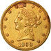 Coin, United States, Coronet Head, $10, Eagle, 1898, U.S. Mint, Philadelphia