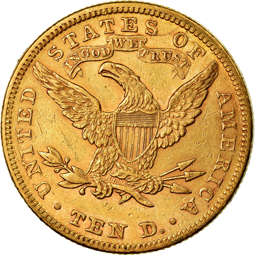Coin, United States, Coronet Head, $10, Eagle, 1898, U.S. Mint, Philadelphia