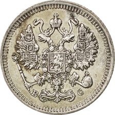 RUSSIA, 10 Kopeks, 1915, KM #20a.3, EF(40-45), Silver, 1.73