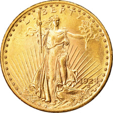 Moneta, USA, Saint-Gaudens, $20, Double Eagle, 1924, U.S. Mint, Philadelphia