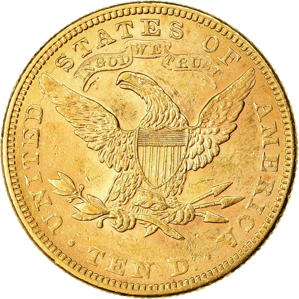 Coin, United States, Coronet Head, $10, Eagle, 1897, U.S. Mint, Philadelphia