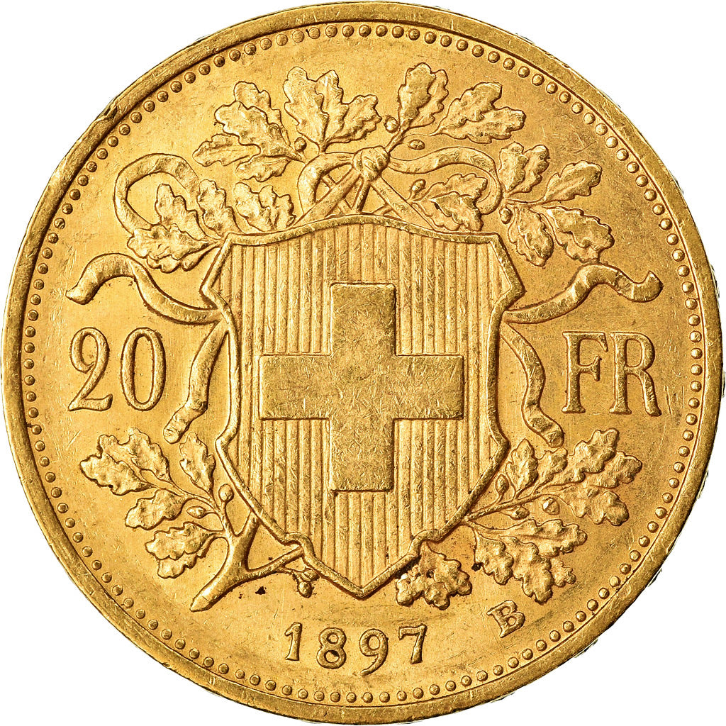 Moneda, Suiza, 20 Francs, 1897, Bern, EBC, Oro, KM:35.1