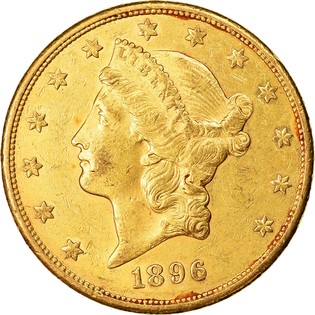 Moneta, Stati Uniti, Liberty Head, $20, Double Eagle, 1896, U.S. Mint, San
