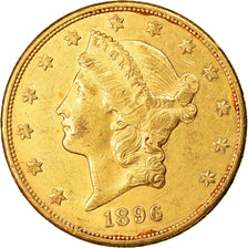 Moneta, Stati Uniti, Liberty Head, $20, Double Eagle, 1896, U.S. Mint, San