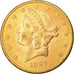 Coin, United States, Liberty Head, $20, Double Eagle, 1897, U.S. Mint