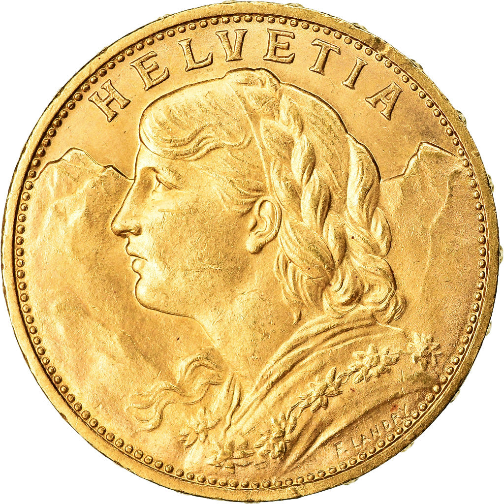 Monnaie, Suisse, 20 Francs, 1914, Bern, SPL, Or, KM:35.1