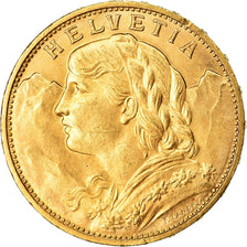 Monnaie, Suisse, 20 Francs, 1914, Bern, SPL, Or, KM:35.1