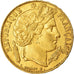 Moneta, Francja, Cérès, 20 Francs, 1851, Paris, AU(55-58), Złoto, KM:762