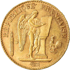Munten, Frankrijk, Génie, 20 Francs, 1891, Paris, PR, Goud, KM:825