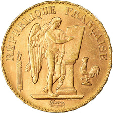 Coin, France, Génie, 20 Francs, 1897, Paris, AU(55-58), Gold, KM:825