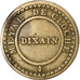 Coin, France, Dixain de Rochon, 1791, Lyon, AU(50-53), Métal de cloche