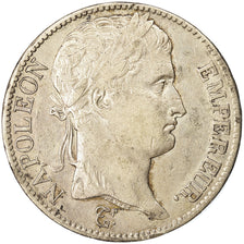 Coin, France, Napoléon I, 5 Francs, 1809, Rouen, EF(40-45), Silver, KM:694.2