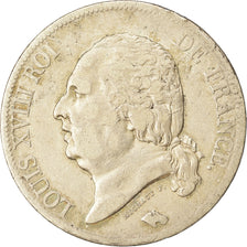 Moneta, Francja, Louis XVIII, Louis XVIII, 5 Francs, 1821, Lille, VF(30-35)