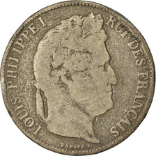 Coin, France, Louis-Philippe, 5 Francs, 1843, Lille, Contemporary forgery in