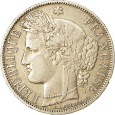 Münze, Frankreich, Cérès, 5 Francs, 1870, Paris, S+, Silber, KM:819