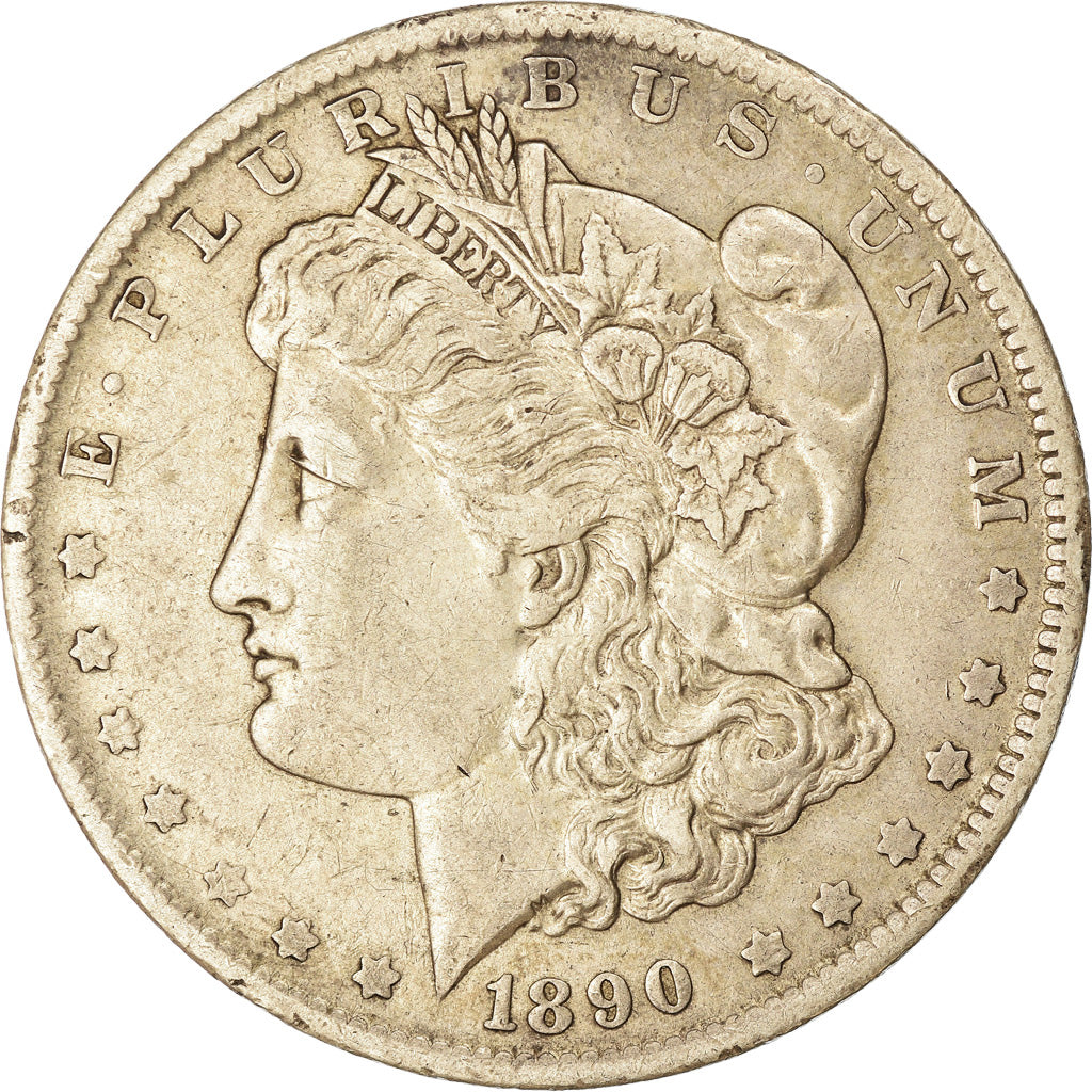 Coin, United States, Morgan Dollar, Dollar, 1890, U.S. Mint, New Orleans