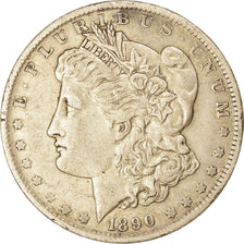 Coin, United States, Morgan Dollar, Dollar, 1890, U.S. Mint, New Orleans