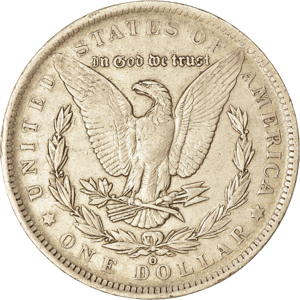 Coin, United States, Morgan Dollar, Dollar, 1890, U.S. Mint, New Orleans