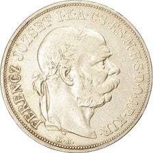 Moneta, Węgry, Franz Joseph I, 5 Korona, 1900, Kormoczbanya, VF(30-35), Srebro
