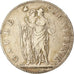 Moneta, DEPARTAMENTY WŁOSKIE, PIEDMONT REPUBLIC, 5 Francs, An 10, Turin