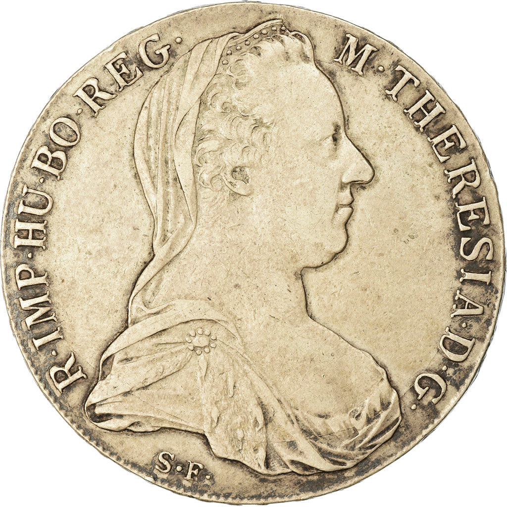 Coin, Austria, Joseph II, Thaler, 1780, Vienna, Restrike, EF(40-45), Silver