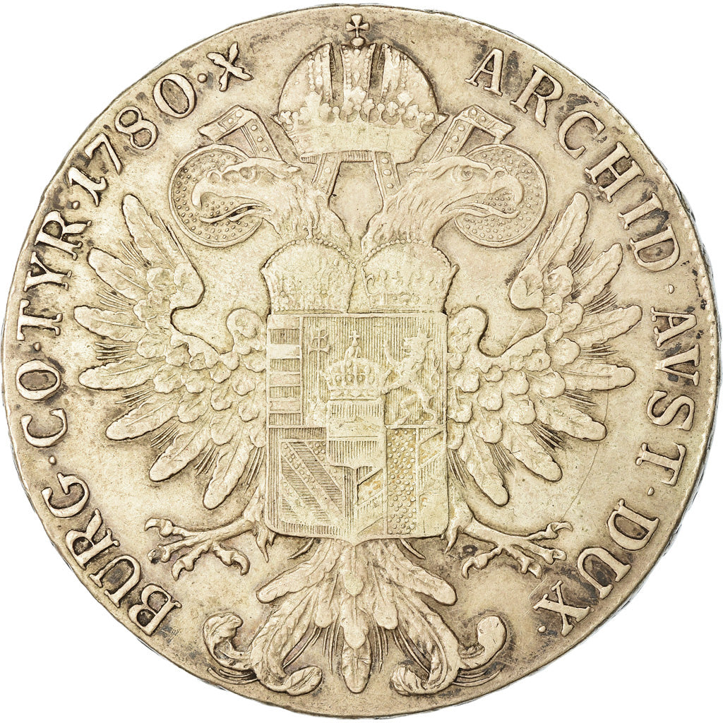 Coin, Austria, Joseph II, Thaler, 1780, Vienna, Restrike, EF(40-45), Silver