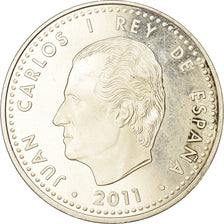 Hiszpania, 10 Euro, 2011, Madrid, MS(60-62), Srebro, KM:1248