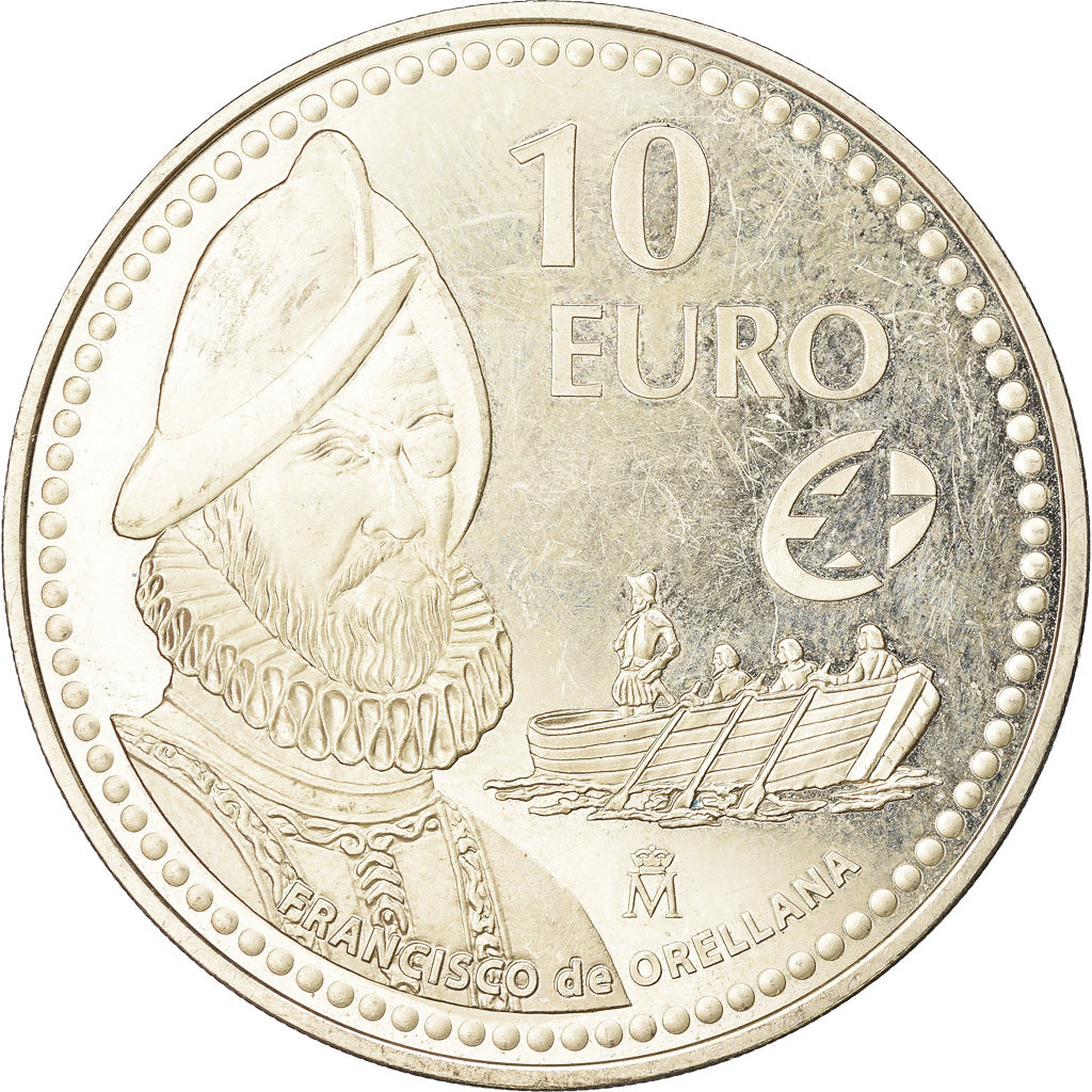 Hiszpania, 10 Euro, 2011, Madrid, MS(60-62), Srebro, KM:1248