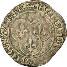 Coin, France, Louis XI, Blanc au Soleil, Saint-Lô, VF(30-35), Silver