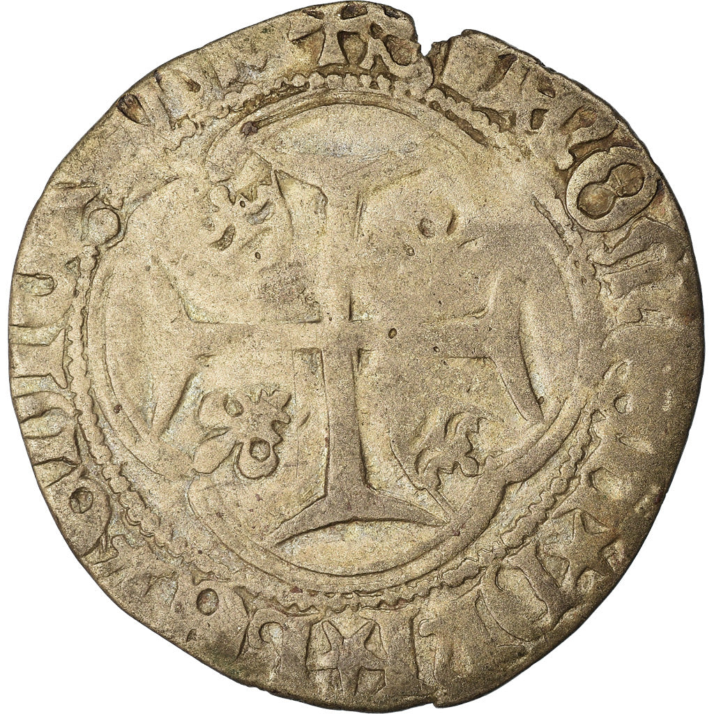 Monnaie, France, Louis XI, Blanc au Soleil, Saint-Lô, TB+, Argent, Duplessy:553