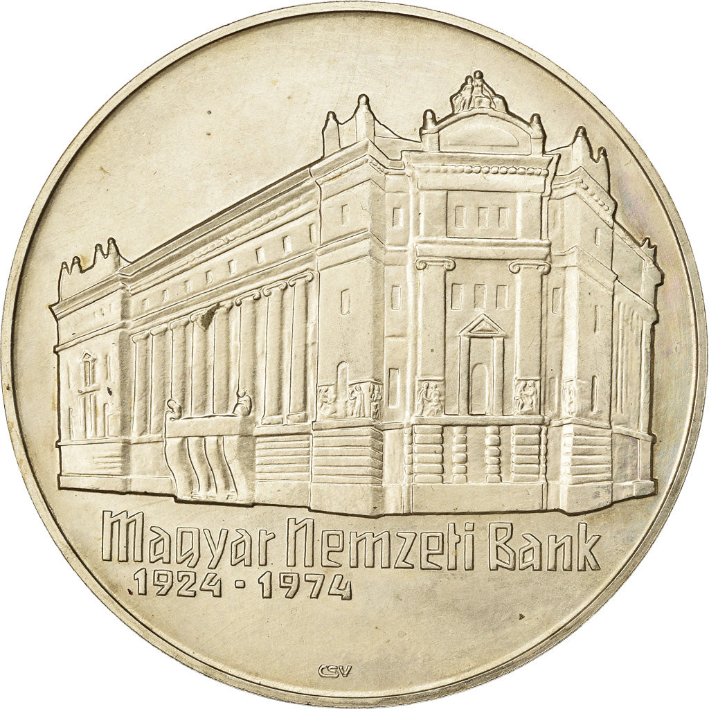 Coin, Hungary, 50 Forint, Otven, 1974, AU(55-58), Silver, KM:601