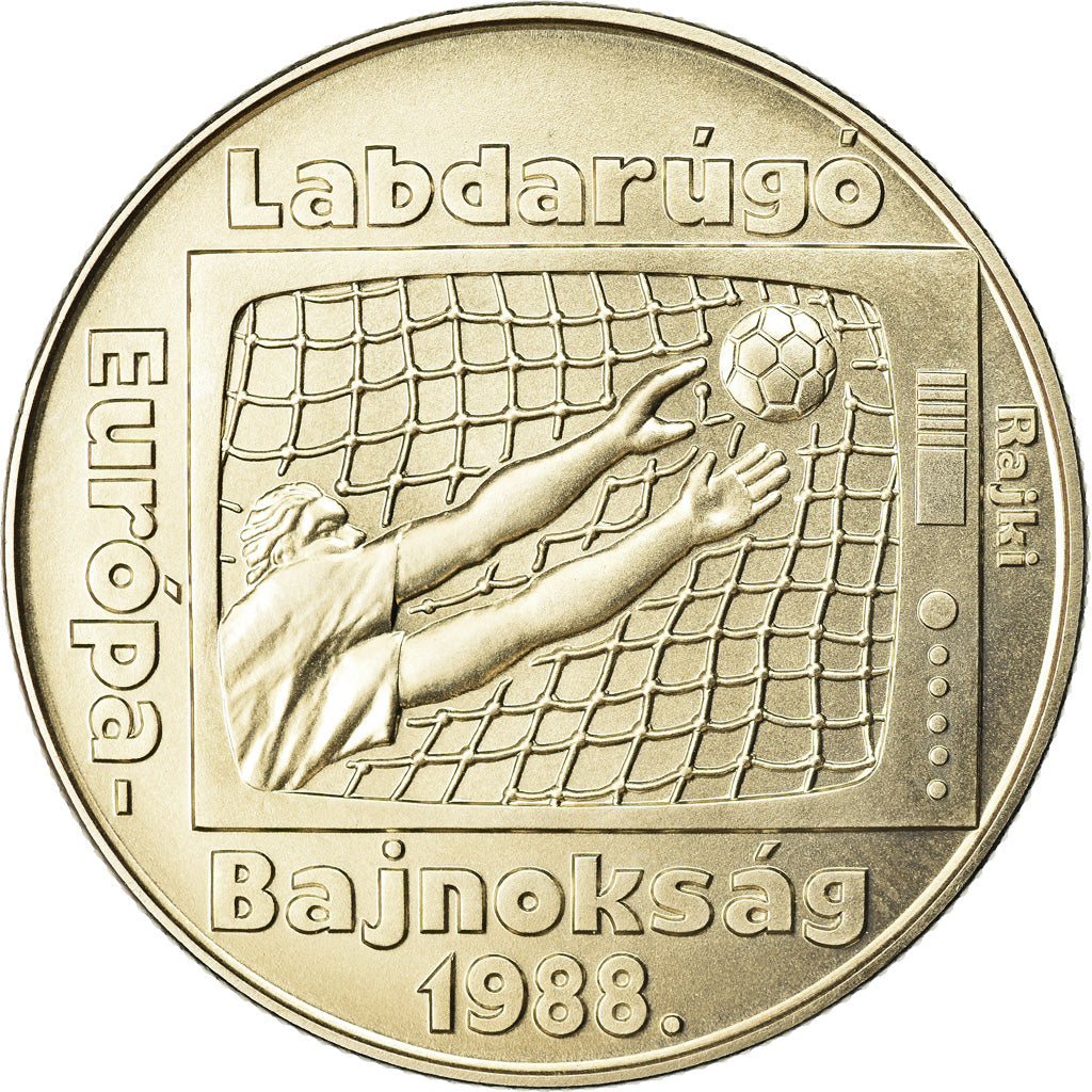 Coin, Hungary, 100 Forint, Szaz, 1988, MS(65-70), Copper-Nickel-Zinc, KM:665